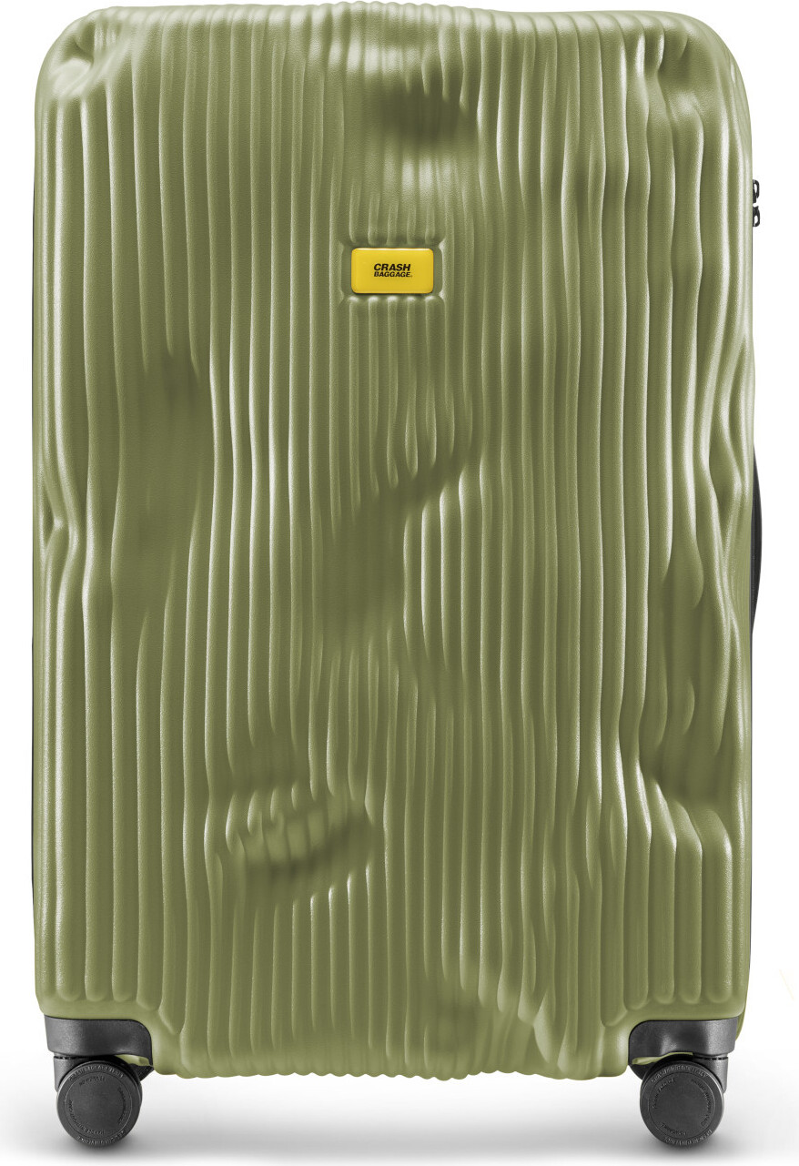 Crash Baggage Stripe Trolley L (79 cm) - Olive