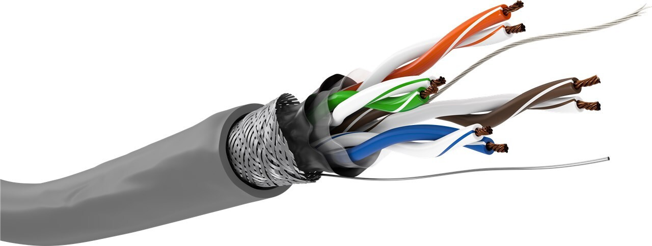 Goobay CAT 5e netwerkkabel SF/UTP, 100 meter