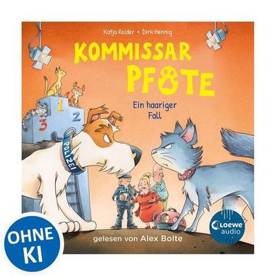 Kommissar Pfote (Band 4) - Ein haariger Fall - Katja Reider, Audio, 9783689580001