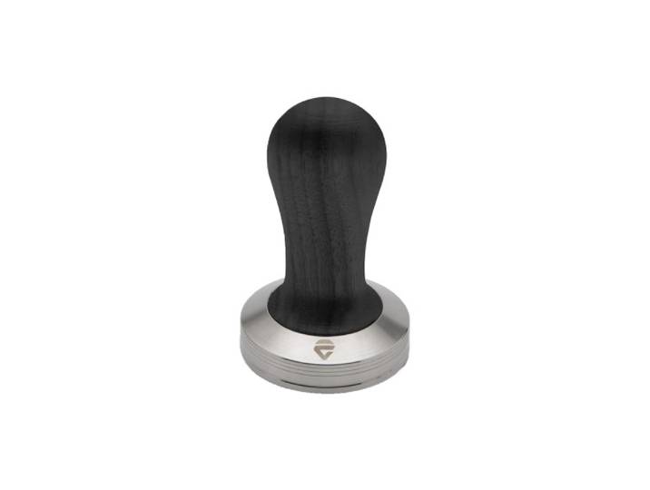 Lelit PLA481B Tamper 58 mm mit einem Griff aus schwarzem Walnussholz