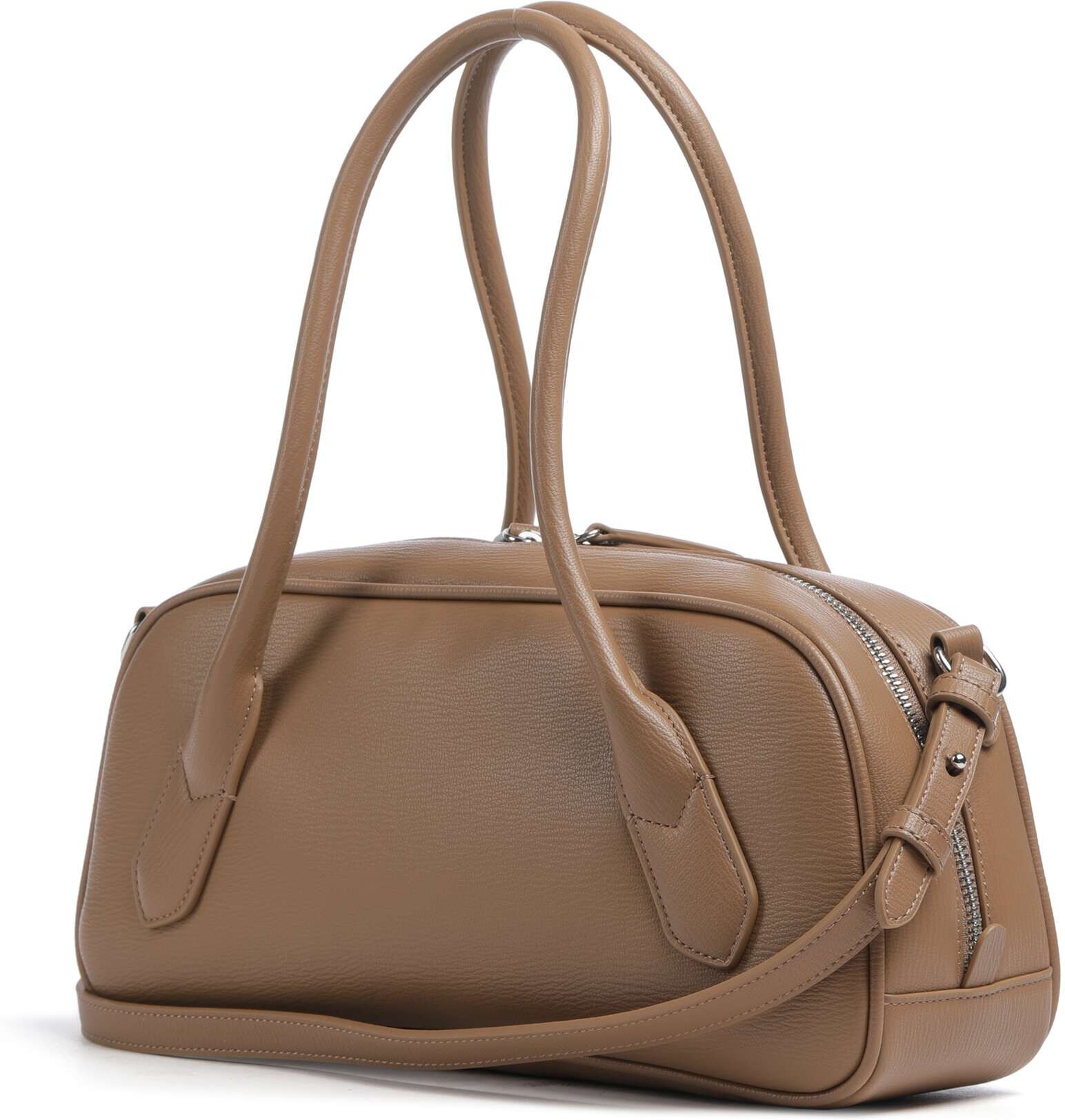 Armani Exchange Naomi S Schultertasche aus Leder, braun