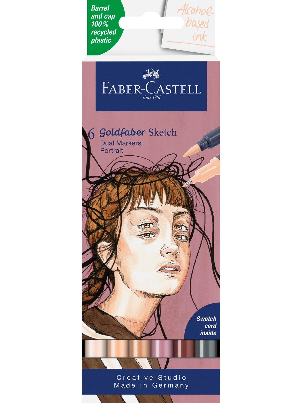 Faber-Castell Sketch Marker Gofa 6er Etui Portrait