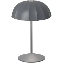 LED-Tischleuchte Ombrellino sompex anthrazit grau, Designer Eduard Euwens, 24 cm