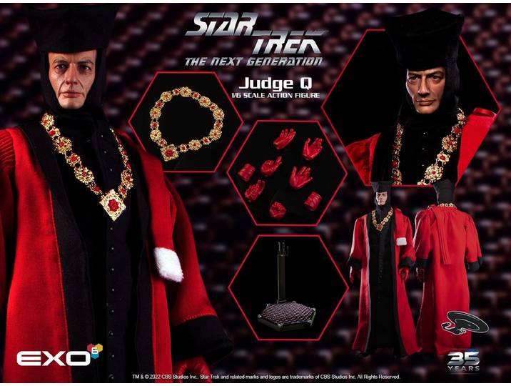 EXO-6 Actionfigur STAR TREK NEXT GENERATION JUDGE Q 1/6 SCALE ACTIONFIGUR