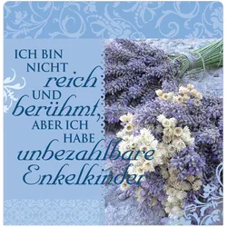H&H Romantisches Geschirrtuch "Ich bin nicht reich und berühmt, aber ich habe un...