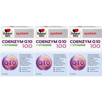 Doppelherz Coenzym Q10 100+Vitamine system Kapseln 3x 3x60 St