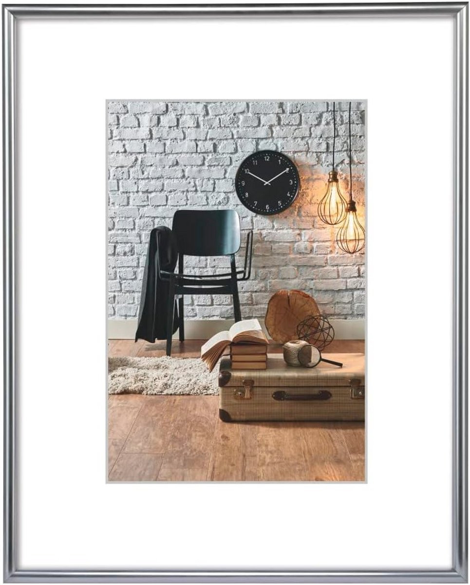 Fotolijst A3 Matzilver Kunststof met Glas