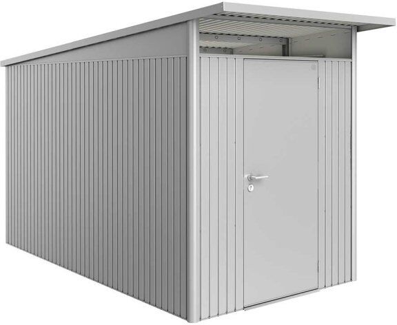 6x12 Biohort AvantGarde A4 Metal Shed - Single Door - Metallic Silver
