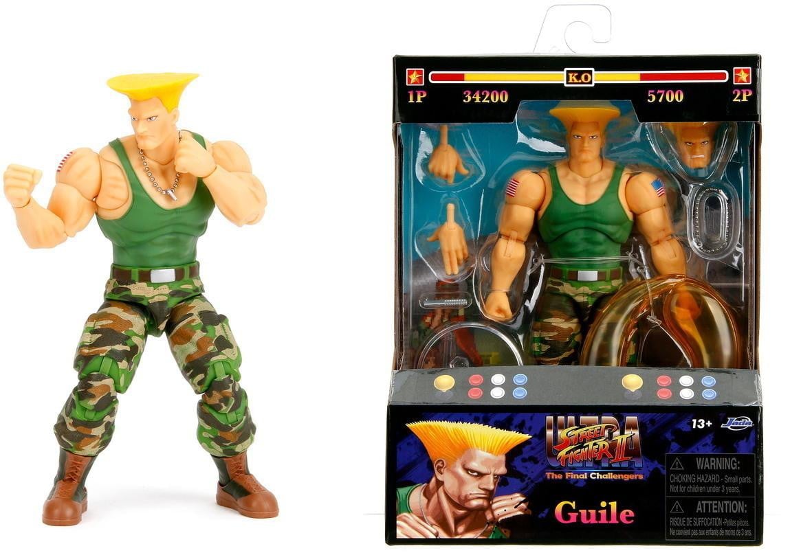 Jada Street Fighter II Guile verzamelfiguur, 15 cm