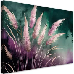 WANDBILD pampasgras natur botanik abstrakt