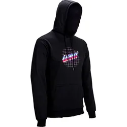 Leatt Core S25, Kapuzenpullover Unisex - Schwarz/Lila/Blau/Pink - L