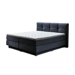 Primo Boxspringbett   ¦ blau ¦ Maße (cm): B: 168 H: 112