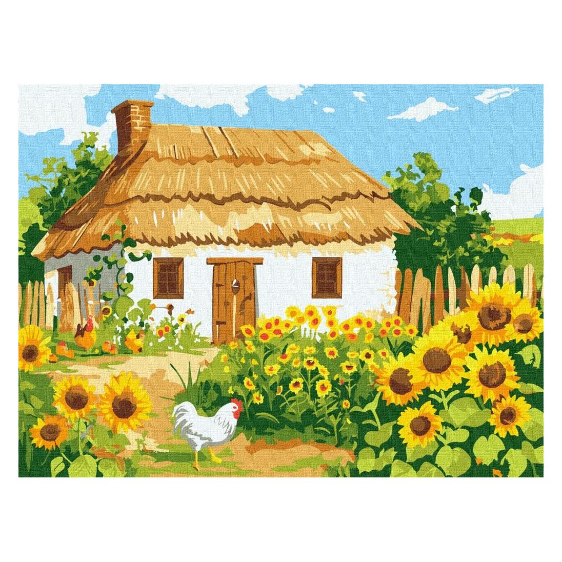 Ideyka Malen nach Zahlen - Heimatstadt 30 x 40 cm (KHO6350)