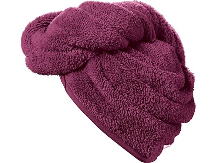 Erwin Müller Turban Microfaser Beere Größe 28x70 cm