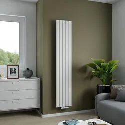 XIMAX Aluminiumheizkörper Levis mit Mittenanschluss, 1800 x 345 mm, Weiß, 685 Watt - Weiß - 1800x345x45,5 mm, 685 Watt