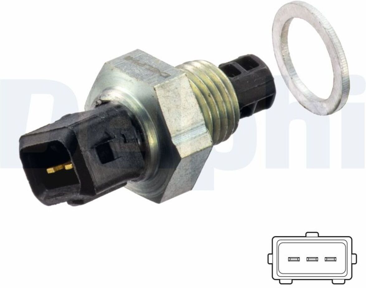 Sensor, Ansauglufttemperatur DELPHI TS10527