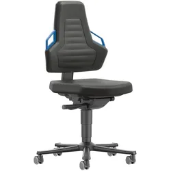 Magni, Bürostuhl, bimos Stuhl/Bürostuhl Nexxit 2 Rollen Polster Griff blau (45 - 60 cm)