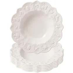 Villeroy & Boch Multipack Toy"s Delight Royal Classic Teller tief - 6 Stück, Teller, Weiss