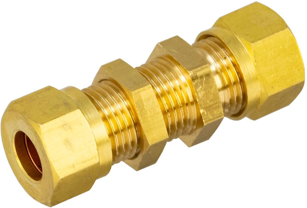 Hamilton Gas Products Ltd 3/8 Bulkhead Compression Coupling