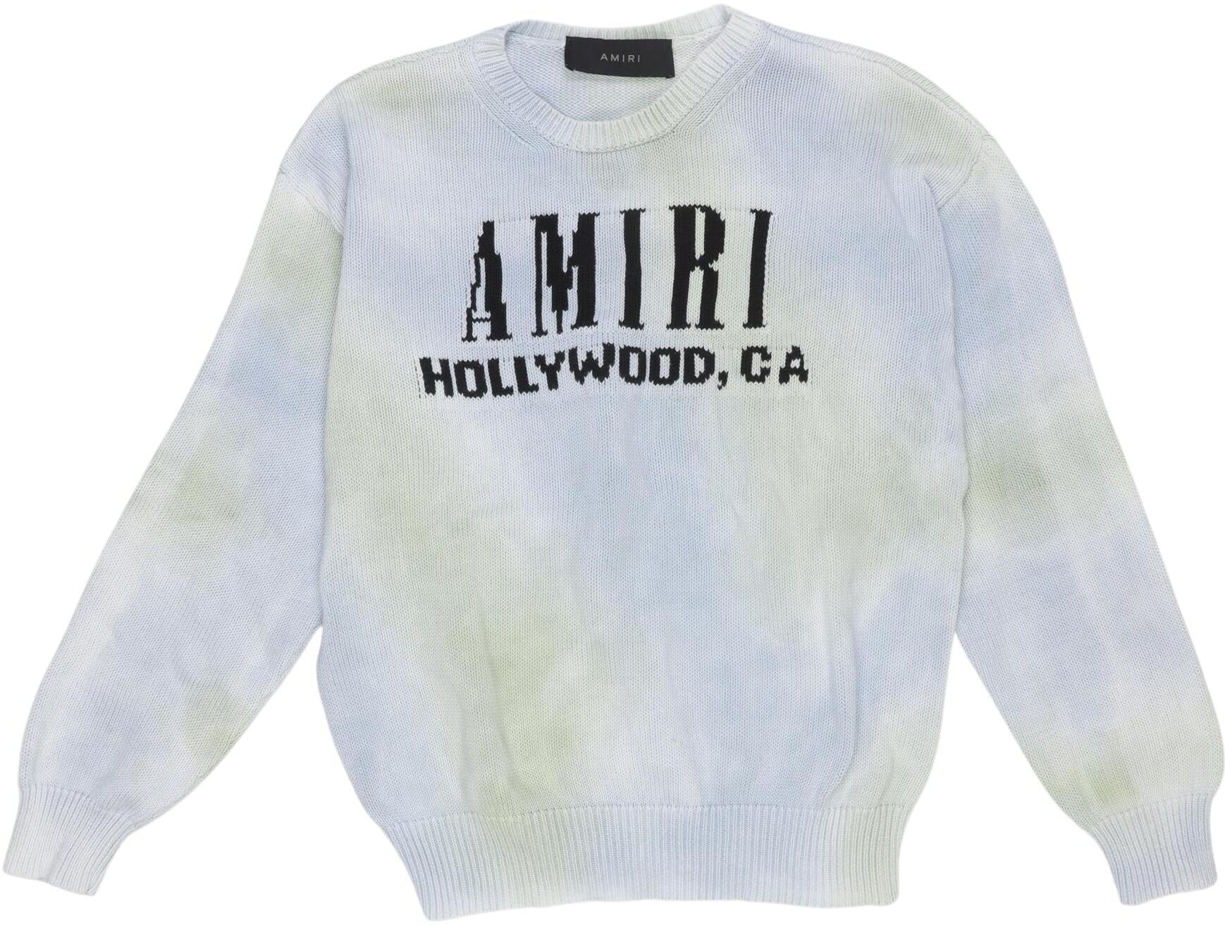 Amiri Jungen Pullover, Hellblau, Gr. EU 152, Baumwolle - Second Hand