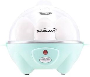 Brentwood Electric 7 Egg Cooker with Auto Shut Off in Blue