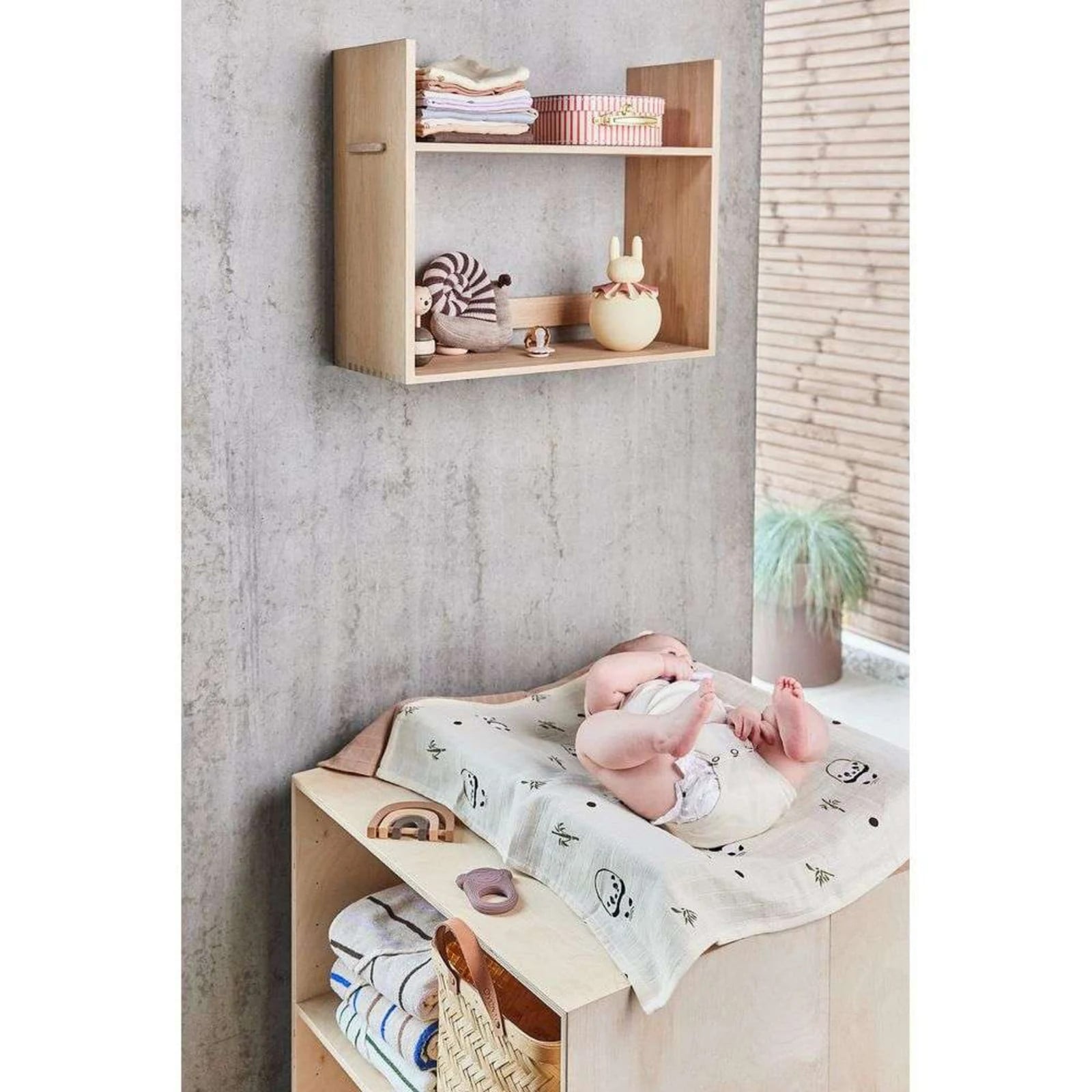 OYOY Living Design Rabbit Tafellamp Mellow/Nutmeg voor de kinderkamer