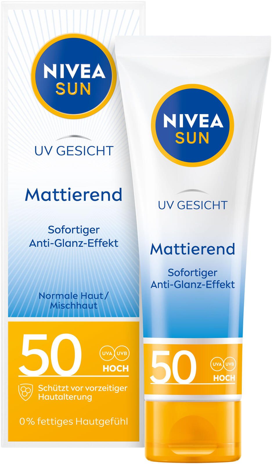 NIVEA SUN UV GESICHT Mattierender Sonnenschutz Sonnencreme 50,0 ml 86007