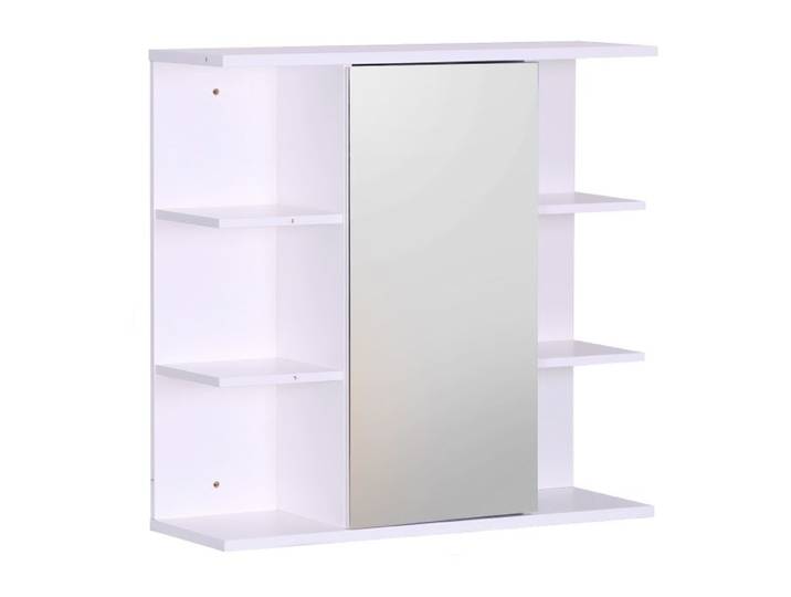 Relaxdays Armoire de bain avec 8 étagères
