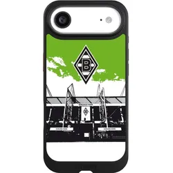 Nivocase Hülle für Apple iPhone Air Handyhülle NIVOcore Case Schwarz Borussia Mönchengladbach Fanartikel (Apple iPhone Air), Smartphone Hülle, Schwarz