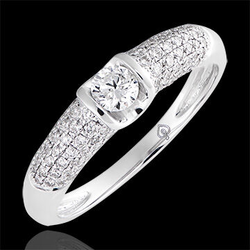 Edenly Verlobungsring Schicksal - Diane - 750er WeiÃŸgold und Diamanten