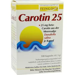 Carotin 25 Feingold 100 ST