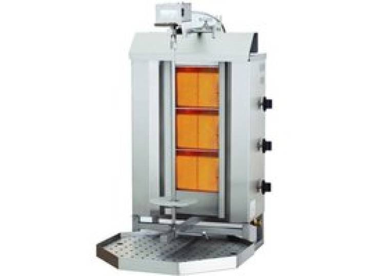 Doner Kebab Professionnel Gaz - Combisteel - 3 Zones à 5 Zones - Gris