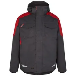 Galaxy Winterjacke, anthrazit grau/tomato red, Gr. L - anthrazit - L