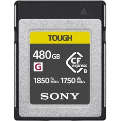 Sony CEB-G480T (480 GB, CFexpress Typ B), Speicherkarte, Schwarz