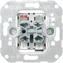 Gira Einsatz Jalousie-Schalter Stan, Schalter + Taster, Silber