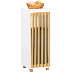 WÄSCHESCHRANK mit Wäschesack Weiß