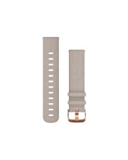 Garmin Quick Release Band Uhrarmband 127 204 mm Suede Gray Rosegold für Forerunner 645 vívoactive 3 Music vívomove HR (010-12691-07)
