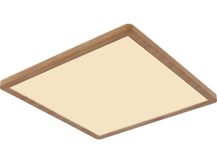 Globo Lighting Deckenleuchte Kunststoff holzoptik, LED