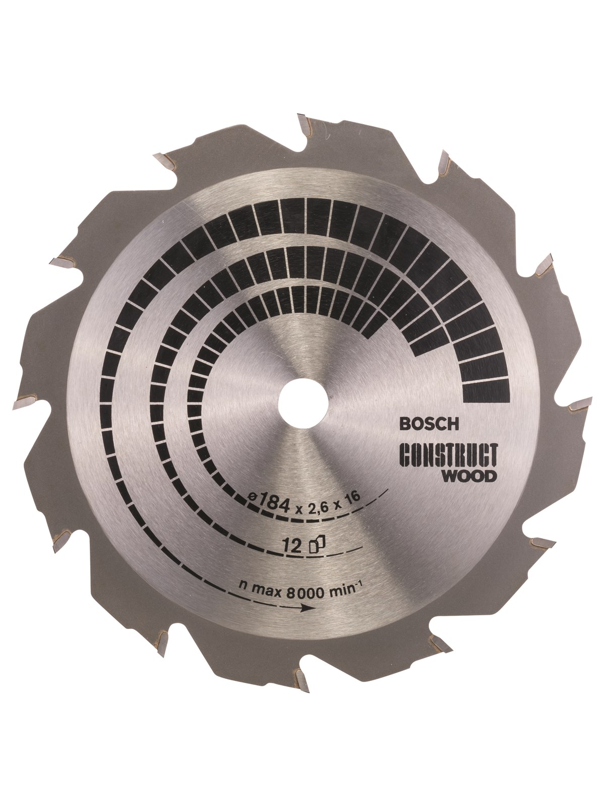 Bosch RUNDSAVKL 184X16MM 12T CONSTRUCT