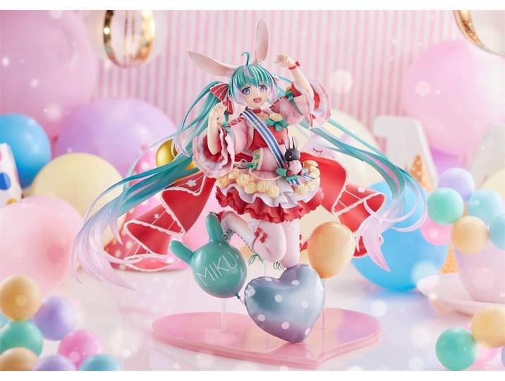 Square Enix Actionfigur Hatsune Miku: Birthday 2021 (Pretty Rabbit Ver) 1/7 21cm