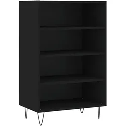 vidaXL Highboard Schwarz 57x35x90 cm Holzwerkstoff