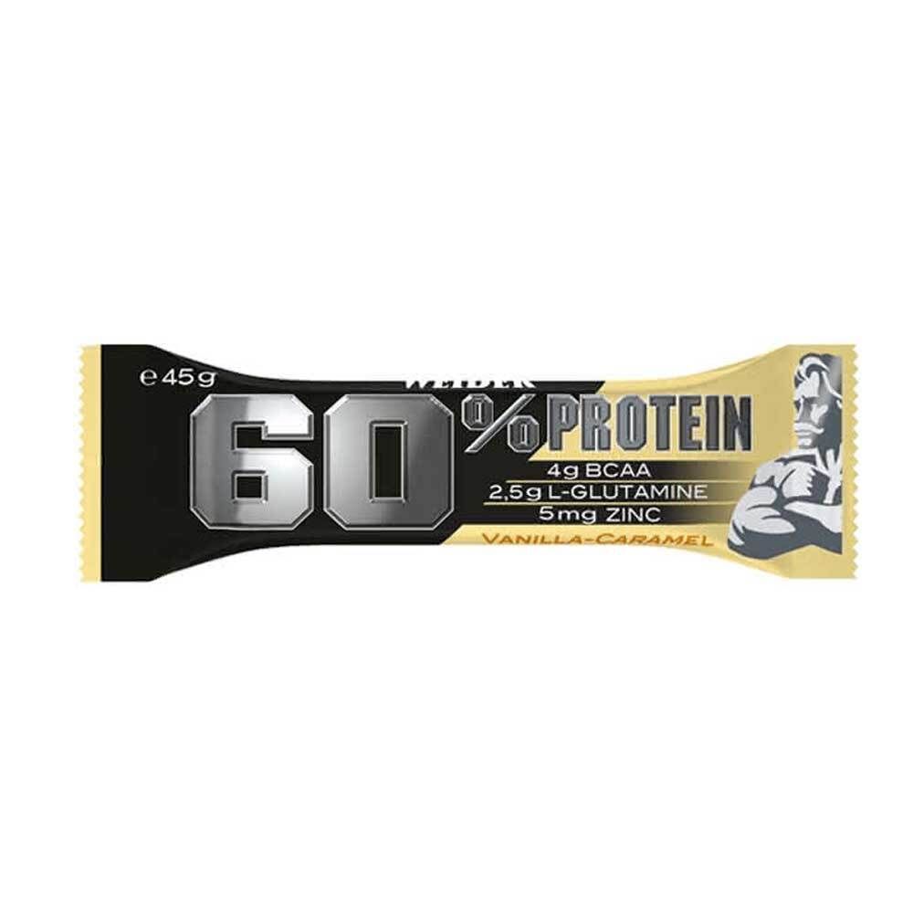 Weider 60% Protein Bar, Vanilla Caramel 45 g Riegel