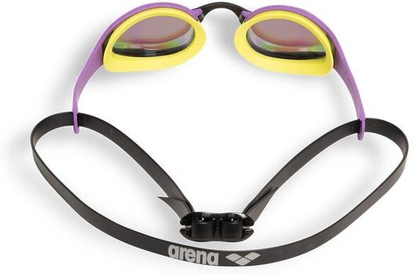 Schwimmbrille ARENA "Cobra Ultra Swipe Mirror", lila (lila, schwarz), Sportbrillen, Kinder, Schwimmbrille lila, schwarz Einheitsgröße