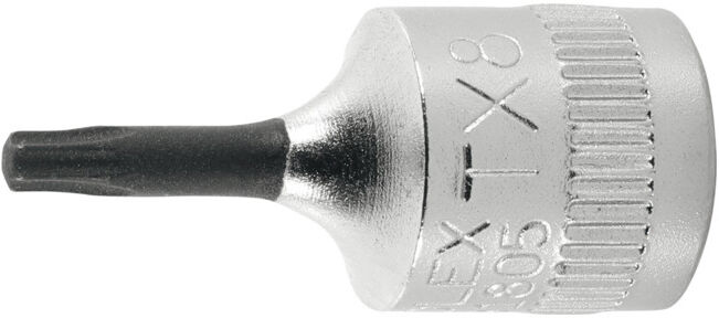 HOLEX Douille tournevis, 1/4 pouce pour TX courte TX8 (631805 TX8)