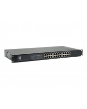 LevelOne Switch 24 x 10/100/1000 PoE an Rack montierbar PoE+ 630 W (GEP-2421W630)