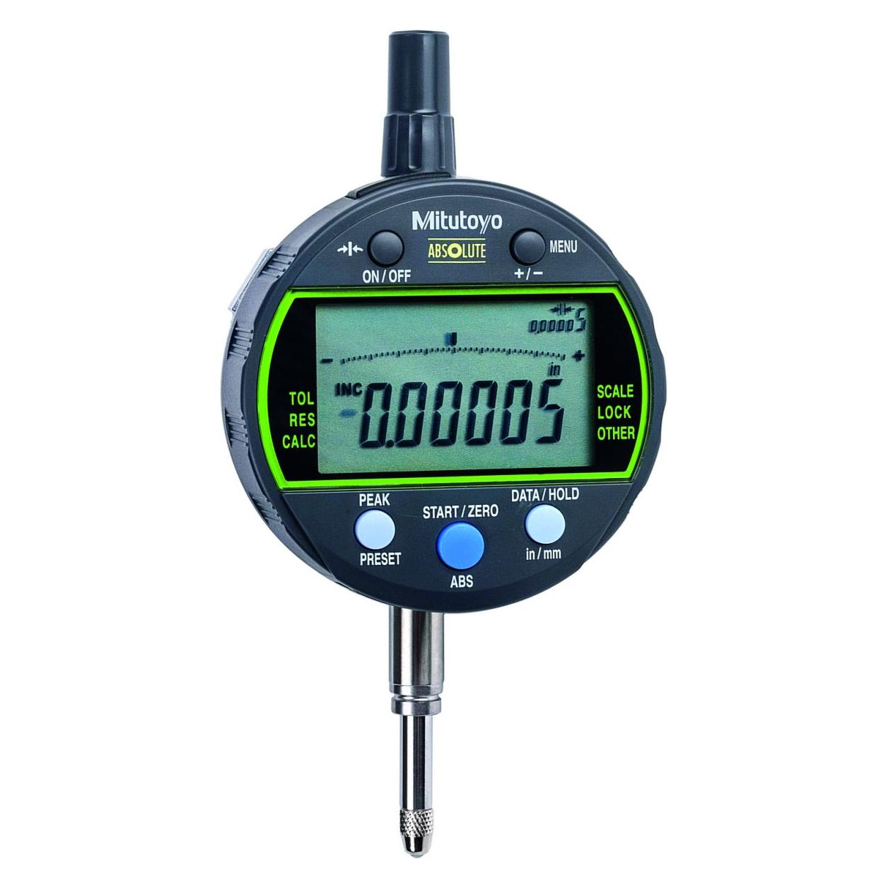 Mitutoyo Digitale Absolut-Messuhr mit PEAK-Funktion, Messbereich: 12,5 mm (543-301B)