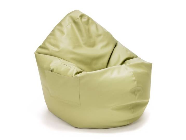 Ecopuf - Pouf Poire Gaming Zac E8 - Fauteuil de Relaxation en Simili-Cuir pour Salon et Jeunes