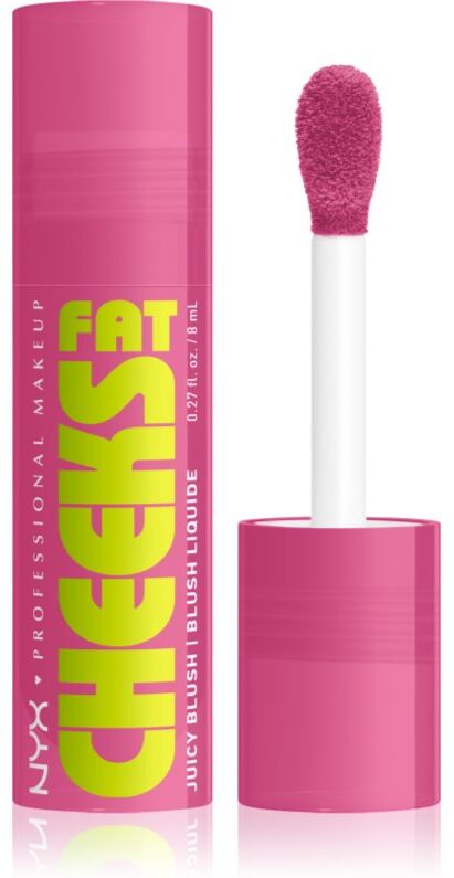 NYX Professional Makeup Fat Cheeks Juicy Blush liquid blusher shade 07 Plum Pop 8 ml