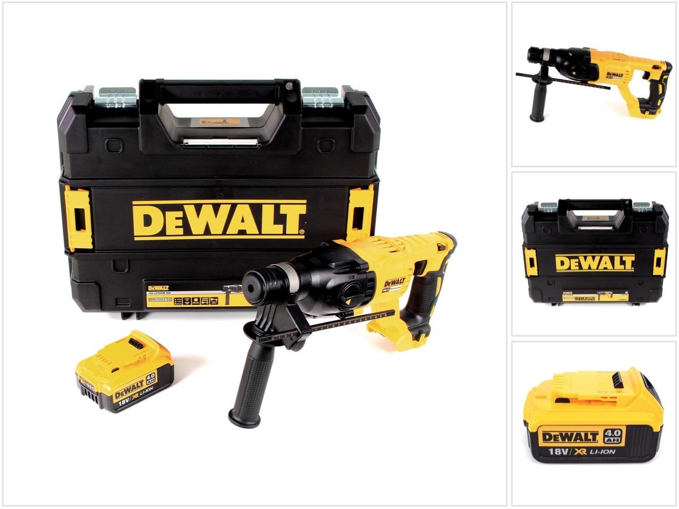 DeWalt DCH 133 NT Snoerloze combihamer 18V 2.6J SDS plus Brushless met 1x 4.0Ah accu en TSTAK