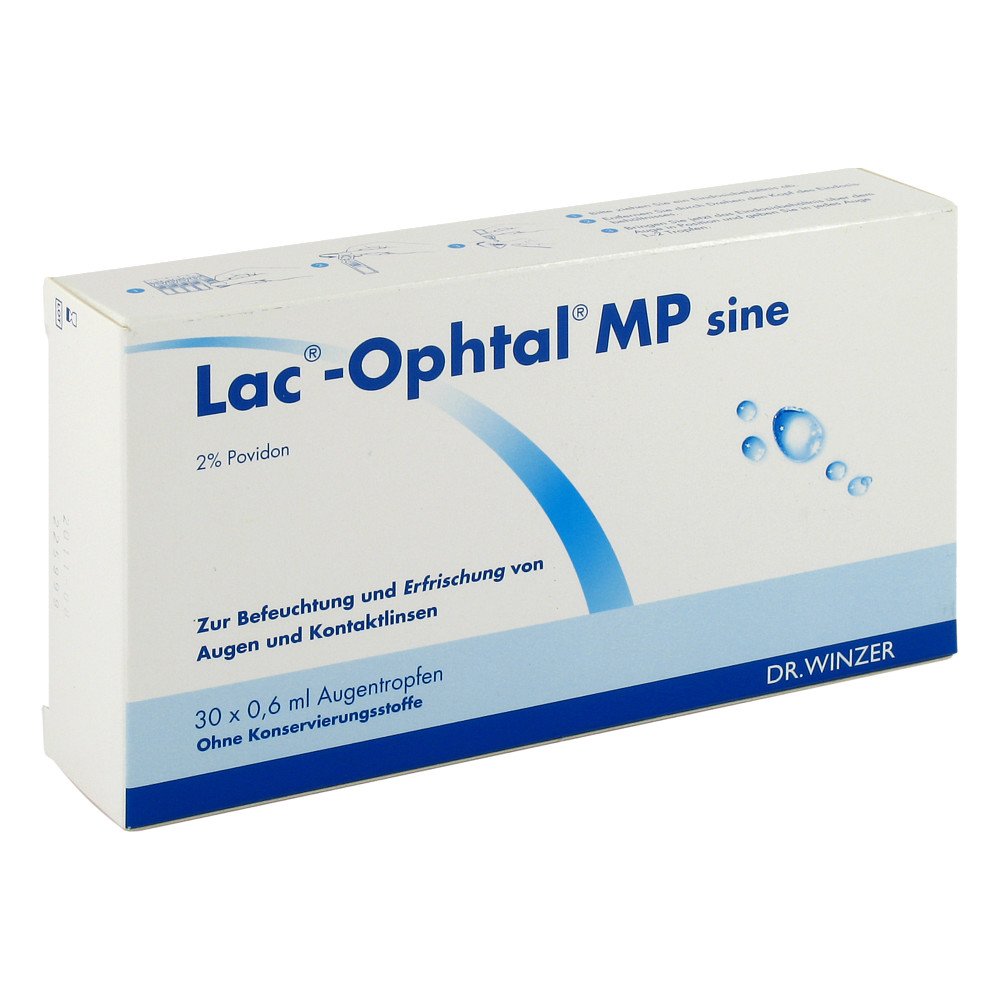 Dr. Robert Winzer Pharma GmbH Lac Ophtal Mp sine Augentropfen 05385163